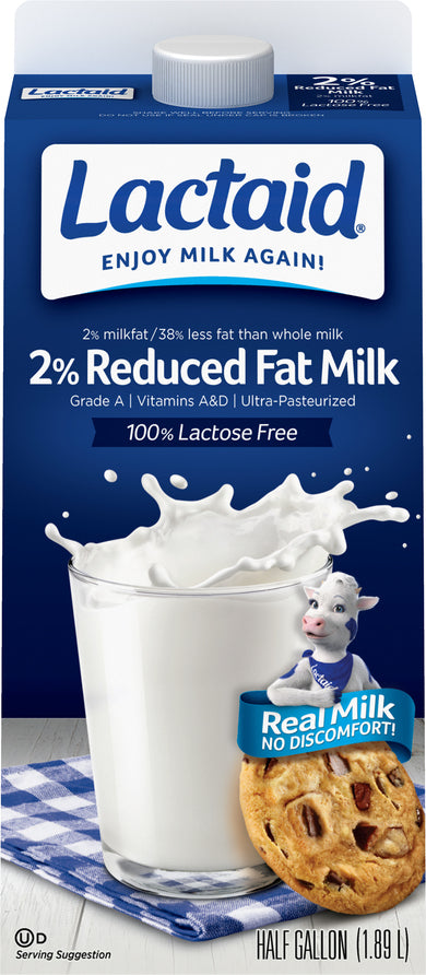 LACTAID LACTOSE FREE 2% REDUCED FAT MILK – Neymarfarm