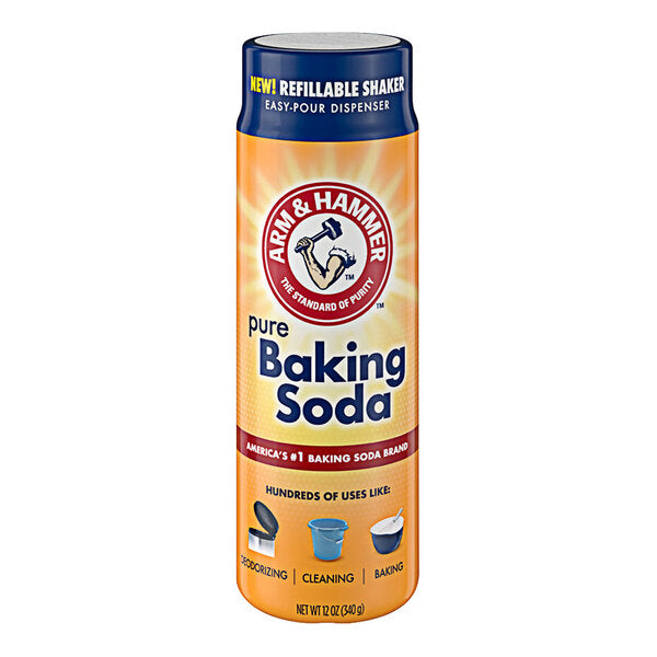 Load image into Gallery viewer, ARM &amp; HAMMER PURE BAKING SODA REFILLABLE SHAKER
