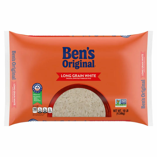 BEN'S ORIGINAL LONG GRAIN WHITE ENRICHED PARBOILED RICE