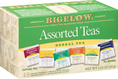 BIGELOW ASSORTED TEAS HERBAL TEAS