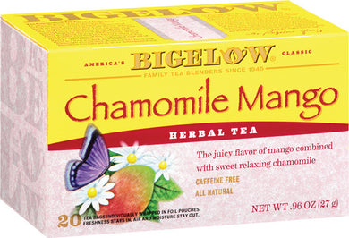 BIGELOW CHAMOMILE MANGO HERBAL TEA