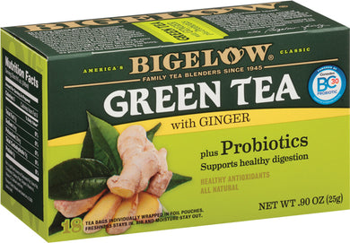 BIGELOW GREEN TEA WITH GINGER