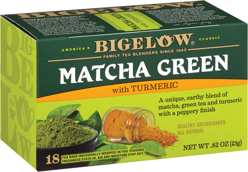 BIGELOW MATCHA GREEN WITH TURMERIC