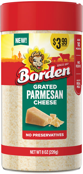 BORDEN GRATED PARMESAN CHEESE