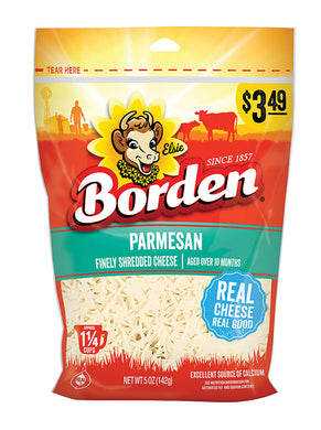 BORDEN PARMESAN FINELY SHREDDED CHEESE