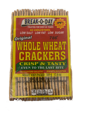 BREAK-O-DAY ORIGINAL WHOLE WHEAT CRACKERS