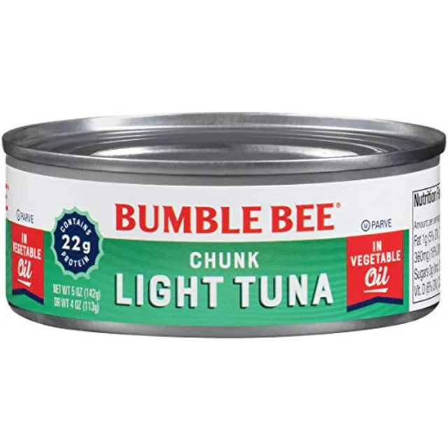Load image into Gallery viewer, BUMBLE BEE CHUNK LIGHT TUNA IN VEGETABLE OIL
