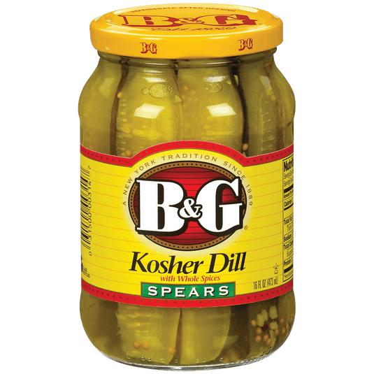 B&G KOSHER DILL SPEARS WITH WHOLE SPICES
