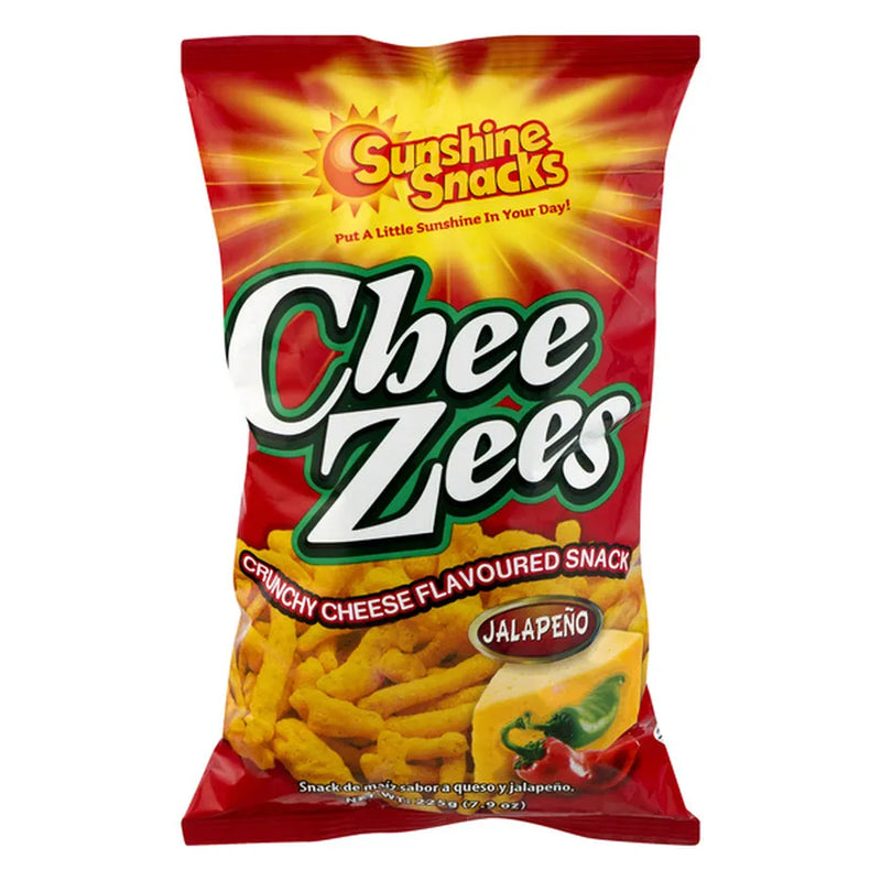 Load image into Gallery viewer, CHEE ZEES CRUNCHY CHEESE FLAVOURED SNACKS
