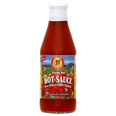 CHIEF CHUNKY RED HOT SAUCE