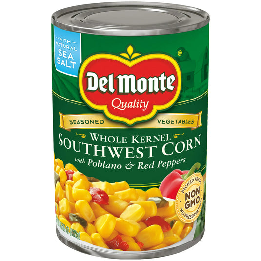 DEL MONTE WHOLE KERNEL SOUTHWEST CORN