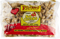 FINEST BRAND LIGHT SOY CHUNKS TEXTURED VEGETABLE PROTEIN