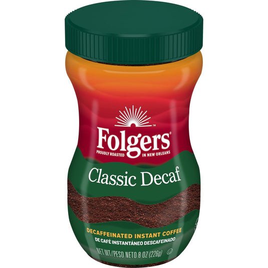 FOLGERS CLASSIC DECAF INSTANT COFFEE
