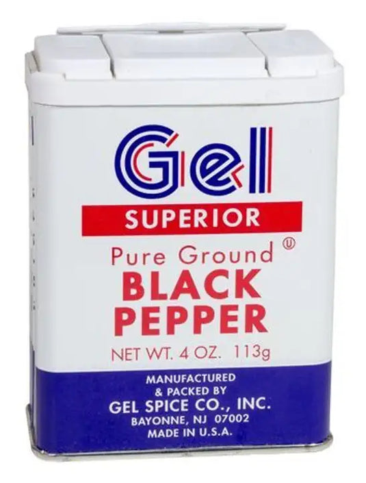 GEL SUPERIOR PURE GROUND BLACK PEPPER