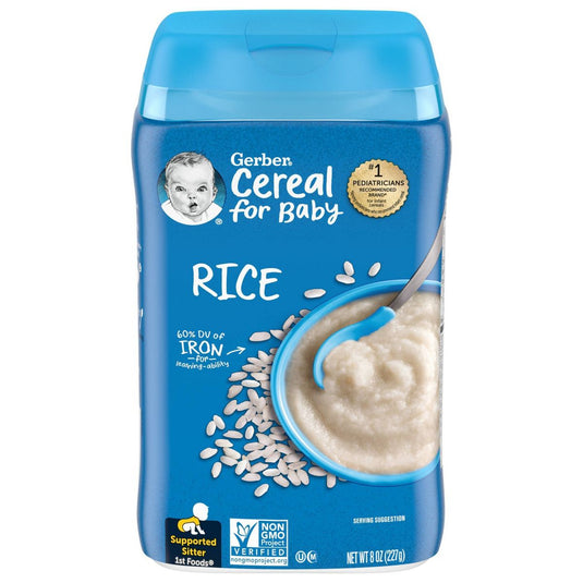 GERBER CEREAL FOR BABY RICE