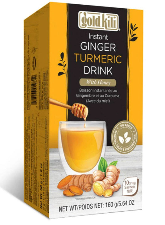 GOLD KILI INSTANT GINGER TURMERIC DRINK WITH HONEY