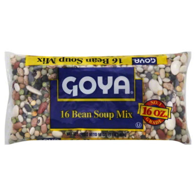 GOYA BAG OF 16 BEAN SOUP MIX