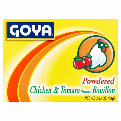 GOYA POWDERED CHICKEN & TOMATO FLAVORED BOUILLON