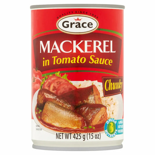 GRACE MACKEREL IN TOMATO SAUCE CHUNKY