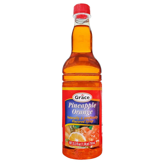 GRACE PINEAPPLE ORANGE FLAVORED SYRUP