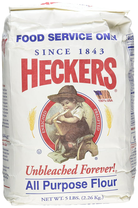 HECKERS UNBLEACHED ALL PURPOSE FLOUR
