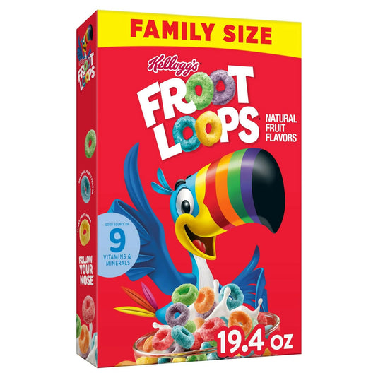 KELLOGGS FROOT LOOPS LARGE SIZE
