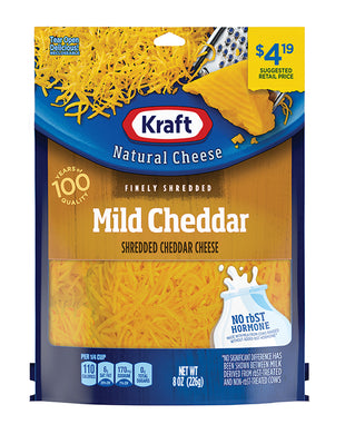 KRAFT FINELY SHREDDED MILD CHEDDAR