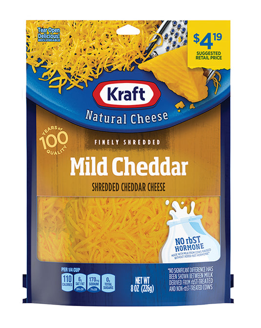 KRAFT FINELY SHREDDED MILD CHEDDAR