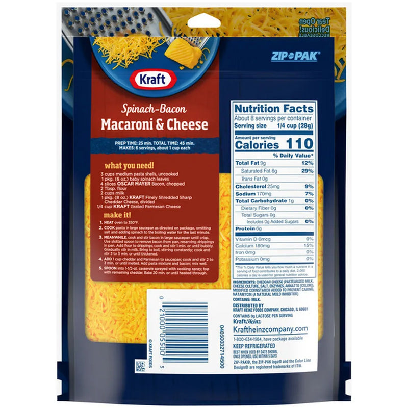 Load image into Gallery viewer, KRAFT FINELY SHREDDED SHARP CHEDDAR
