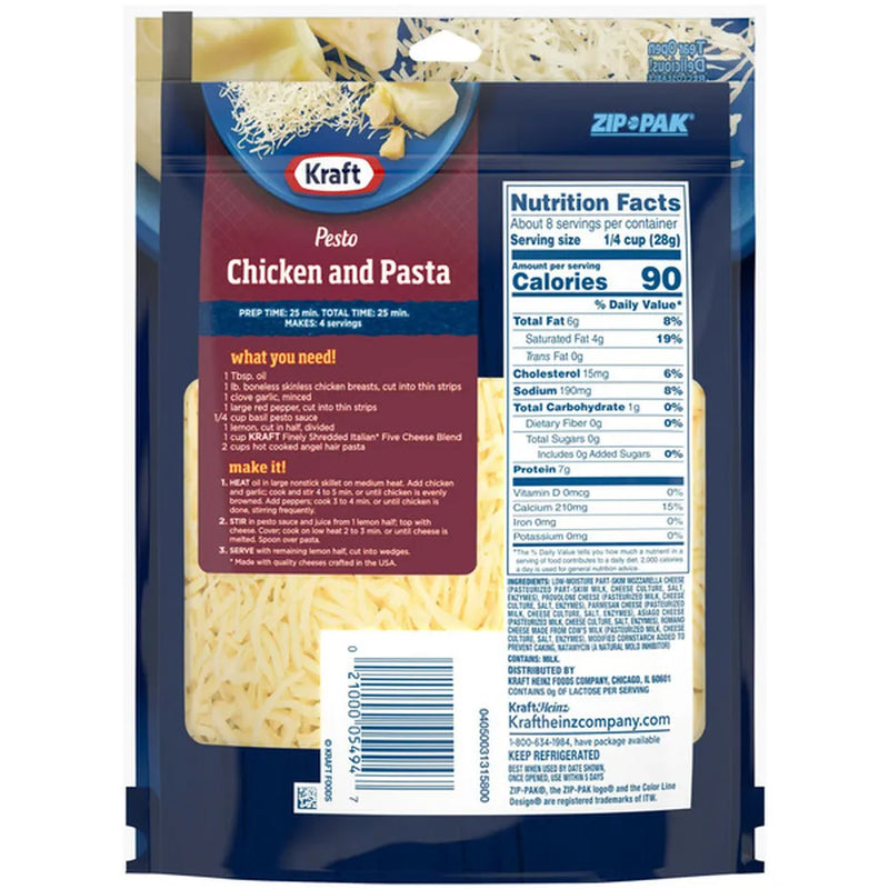 Load image into Gallery viewer, KRAFT SHREDDED ITALIAN FIVE CHEESE
