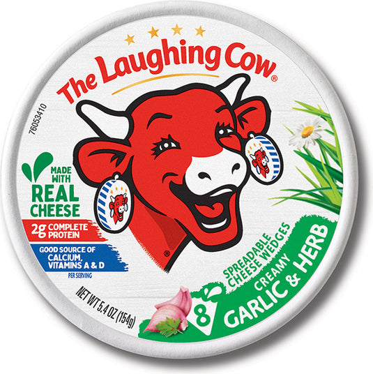 THE LAUGHING COW GARLIC AND HERB