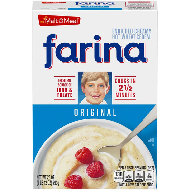 Load image into Gallery viewer, MALT O MEAL FARINA CREAMY HOT WHEAT CEREAL
