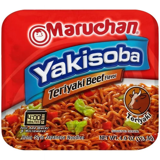 MARUCHAN YAKISOBA TERIYAKI BEEF FLAVOR