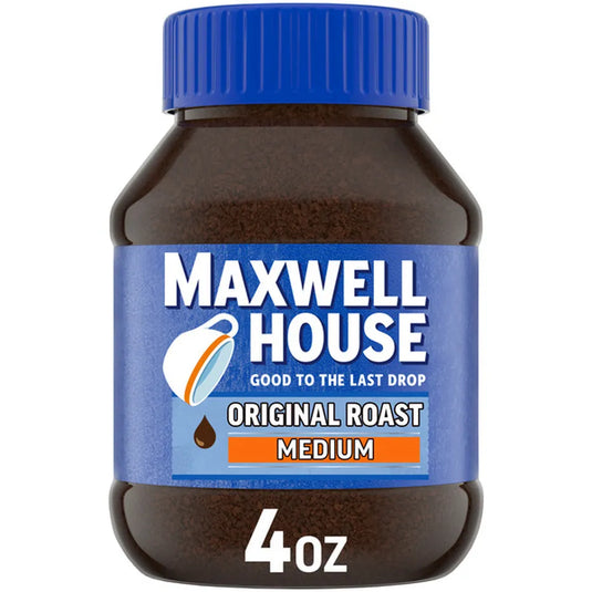 MAXWELL HOUSE INSTANT COFFEE ORIGINAL ROAST