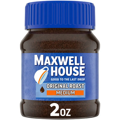 MAXWELL HOUSE INSTANT COFFEE ORIGINAL ROAST