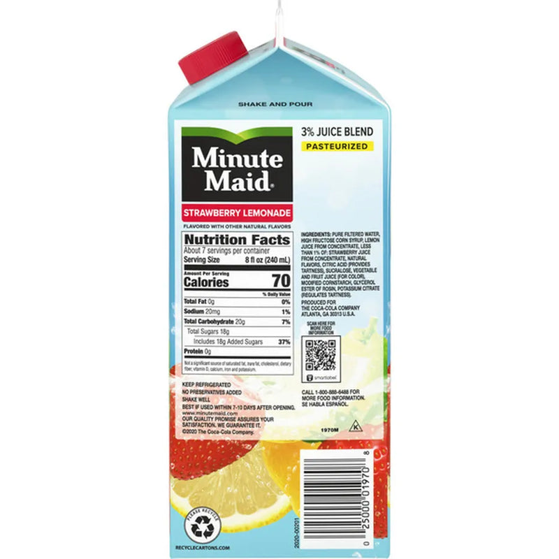 Load image into Gallery viewer, MINUTE MAID STRAWBERRY LEMONADE
