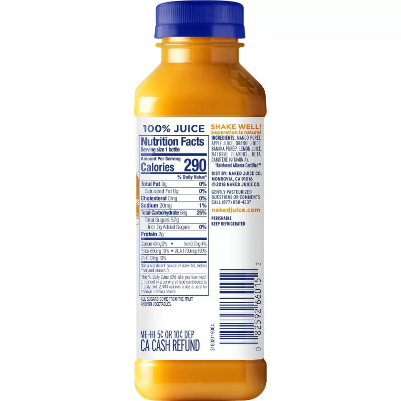 Load image into Gallery viewer, NAKED MIGHTY MANGO SMOOTHIE
