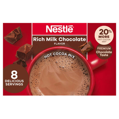 NESTLE MINI MARSHMALLOWS RICH MILK CHOCOLATE HOT COCOA MIX