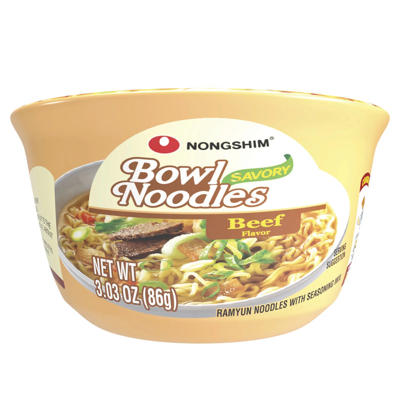 Load image into Gallery viewer, NONGSHIM BOWL NOODLES BEEF FLAVOR

