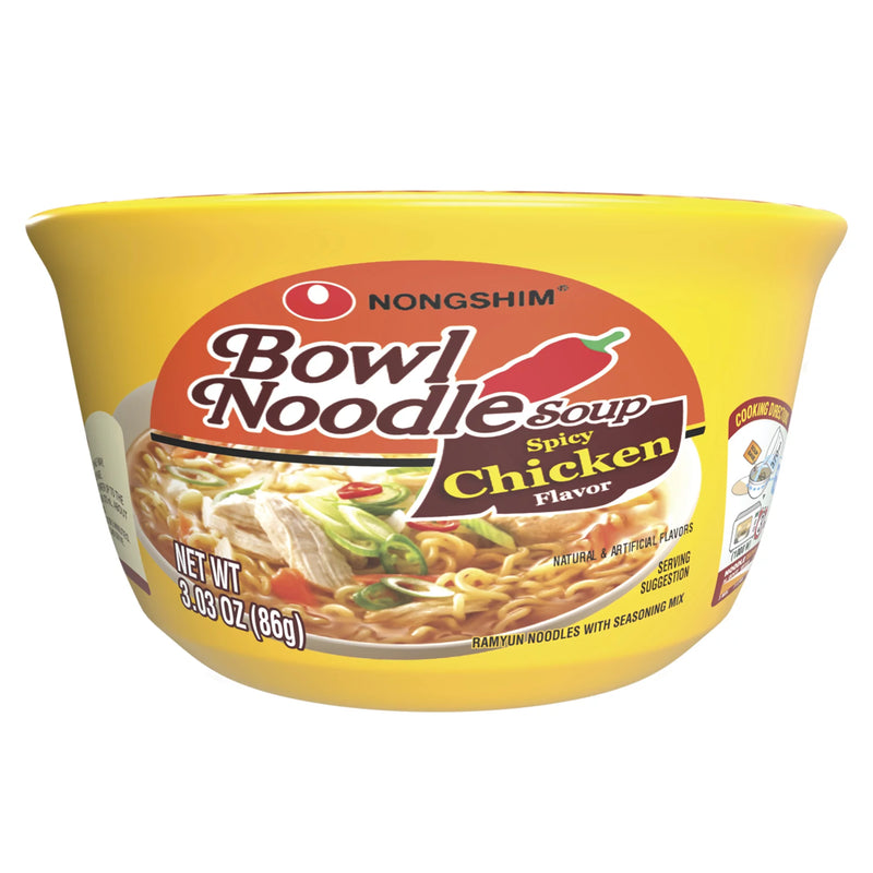 Load image into Gallery viewer, NONGSHIM BOWL NOODLES SPICY CHICKEN FLAVOR
