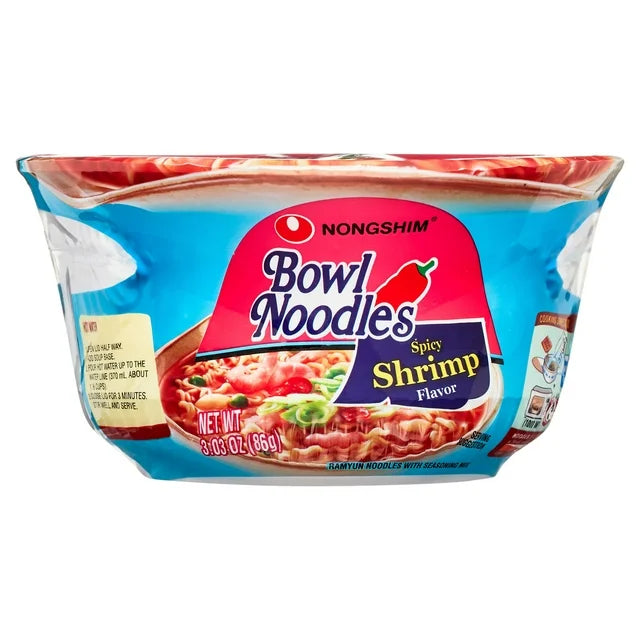 Load image into Gallery viewer, NONGSHIM BOWL NOODLES SPICY SHRIMP FLAVOR
