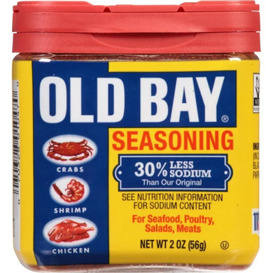 OLD BAY SEASONING 30% LESS SODIUM