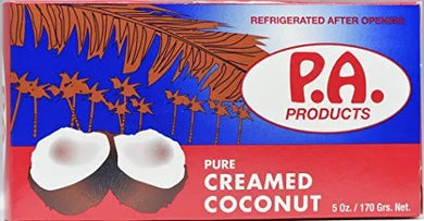 P.A. PRODUCTS PURE CREAMED COCONUT