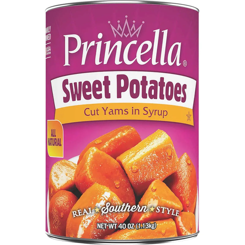 Load image into Gallery viewer, PRINCELLA SWEET POTATOES CUT YAMS IN SYRUP
