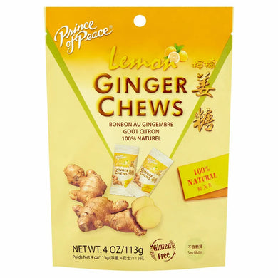 PRINCE OF PEACE LEMON GINGER CHEWS