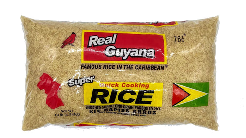 REAL GUYANA ENRICHED SUPER LONG GRAIN PARBOILED RICE