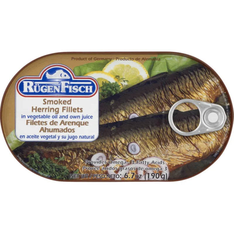 Load image into Gallery viewer, RUGEN FISCH SMOKED HERRING FILLETS
