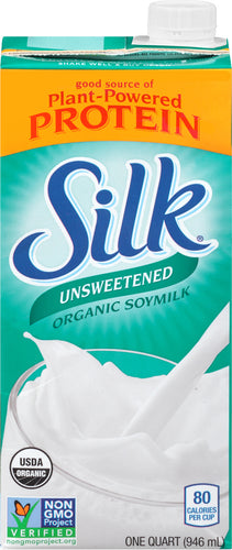 SILK SOY ASEPTIC UNSWEETENED ORGANIC SOY MILK