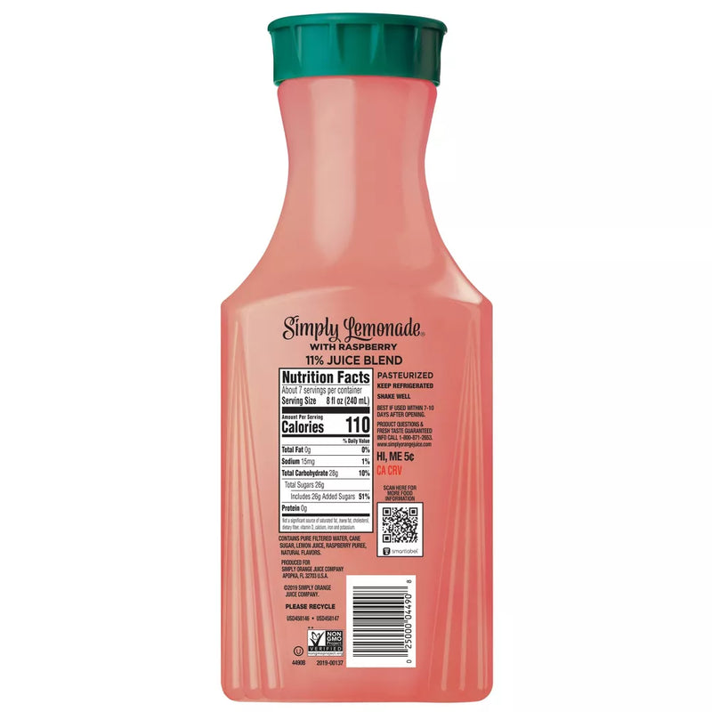 Simply Raspberry SIMPLY LEMONADE WITH RASPBERRY – Neymarfarm