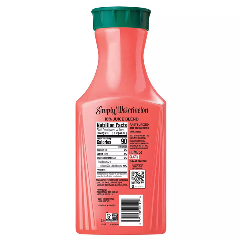 Load image into Gallery viewer, SIMPLY WATERMELON JUICE DRINK
